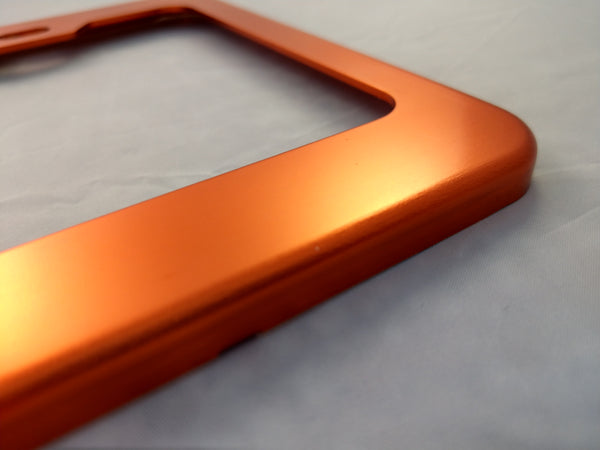 Military License Plate Frames - Anodized Aluminum