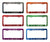Military License Plate Frames - Anodized Aluminum