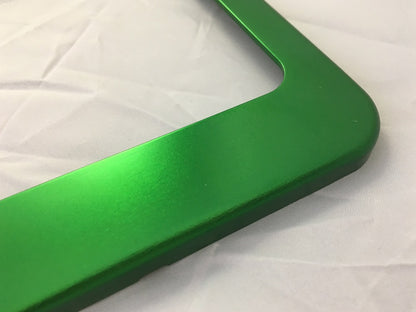 Factory License Plate Frames - Anodized Aluminum