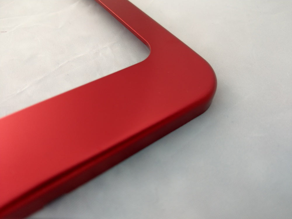 Factory License Plate Frames - Anodized Aluminum